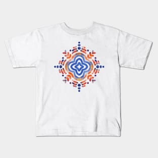 Phulkari Printable Design Artwork GC-126-07 Kids T-Shirt